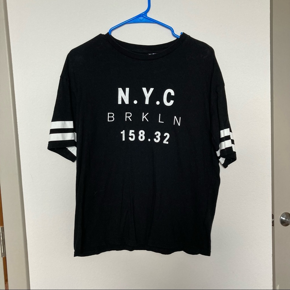 Divided Black New York T-Shirt